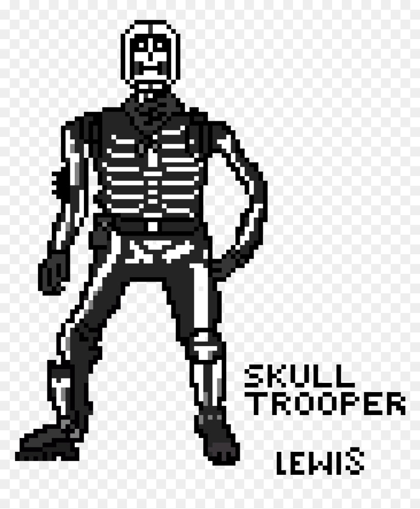 Illustration, HD Png Download - skull trooper png