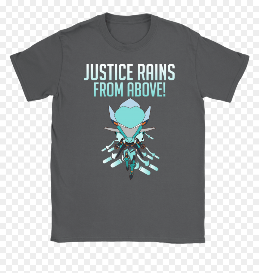 Justice Rains From Above Chibi Pharah Overwatch Shirts, HD Png Download - pharah png