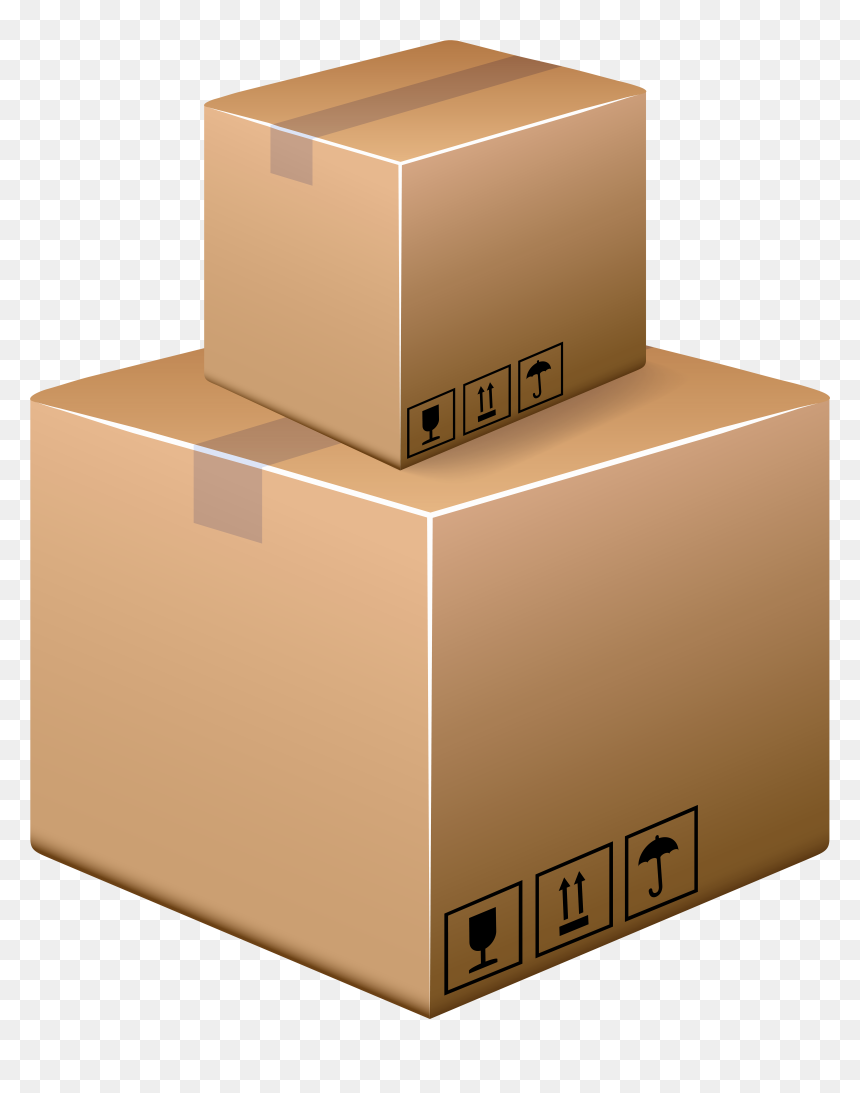 Cardboard Boxes Png Clip Art, Transparent Png - boxes png