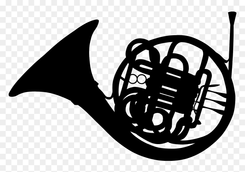 French Horn Clip Art, HD Png Download - horn png