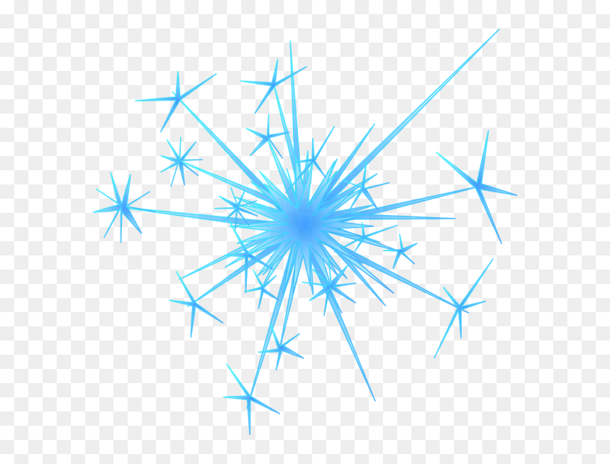 Firework Transparent Background Blue, HD Png Download - fire works png