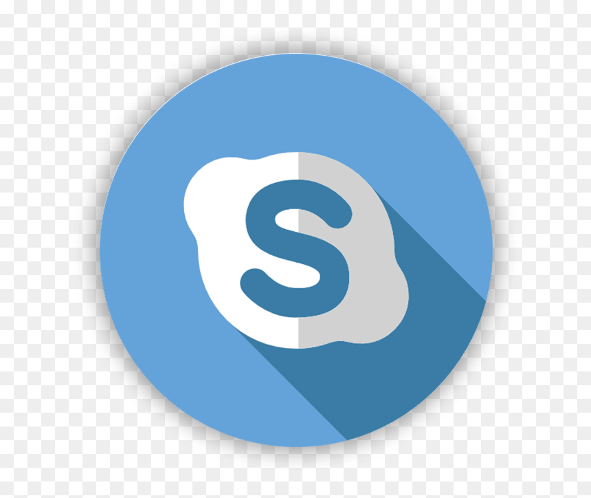 Social Media Platforms Icon Png, Transparent Png - skype png