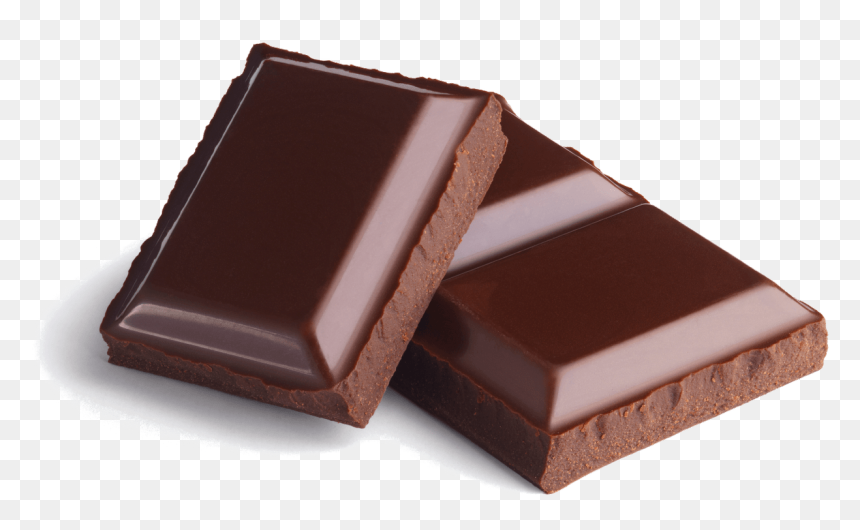Chocolate Pieces - Chocolate Png, Transparent Png - chocolate bar png