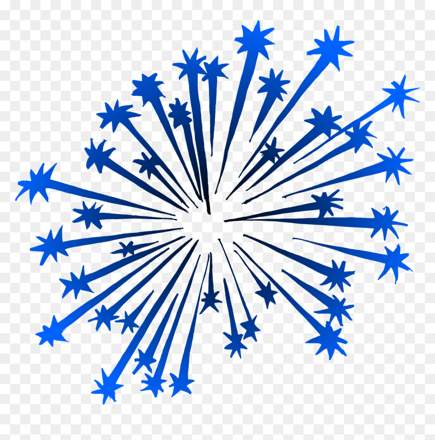 Fireworks Drawing Vector 6 - Fireworks Drawing, HD Png Download - fire works png
