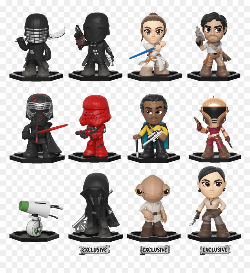 Rise Of Skywalker Funko Pop, HD Png Download - star wars characters png
