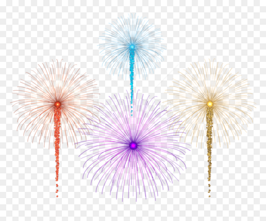 Free Png Fireworks For Dark S Png Png Images Transparent - Fireworks, Png Download - fire works png
