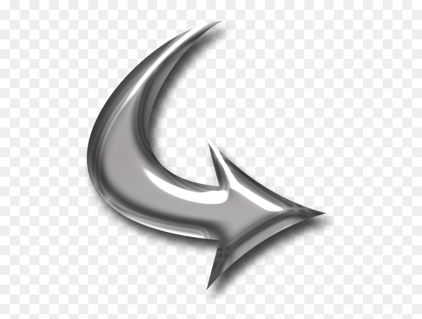 Arrow Chrome Right - Chrome Arrow Png, Transparent Png - chrome png