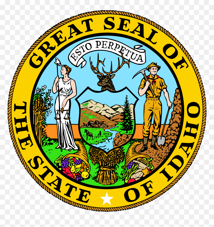 Idaho State Seal, HD Png Download - seal png