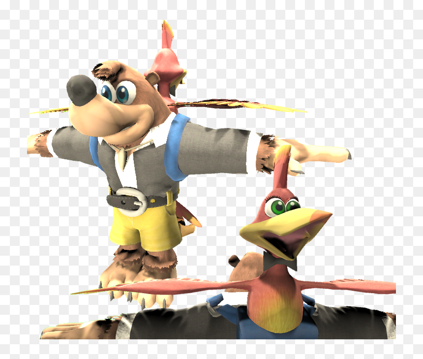 Download Zip Archive - Banjo Kazooie Smash Model, HD Png Download - banjo kazooie png