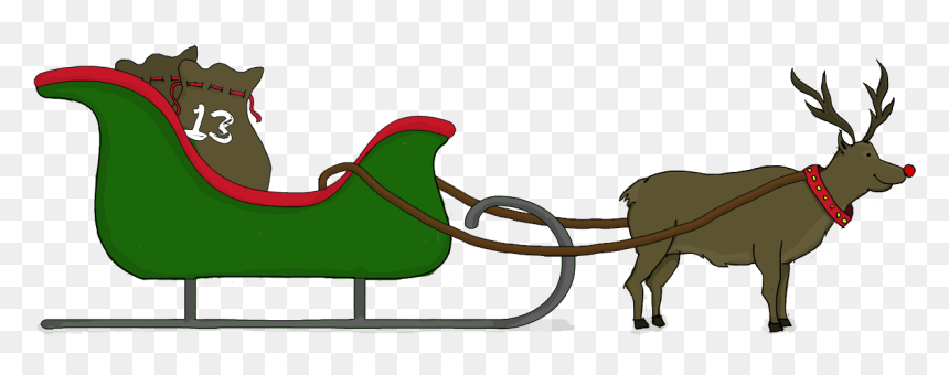 Santa Sleigh Png Images Free Download - Portable Network Graphics, Transparent Png - santa sleigh png