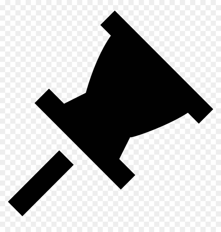 Icon, HD Png Download - push pin png