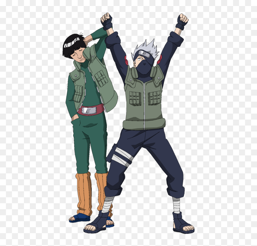 Kakashi And Gaï - Kakashi Gai, HD Png Download - kakashi png