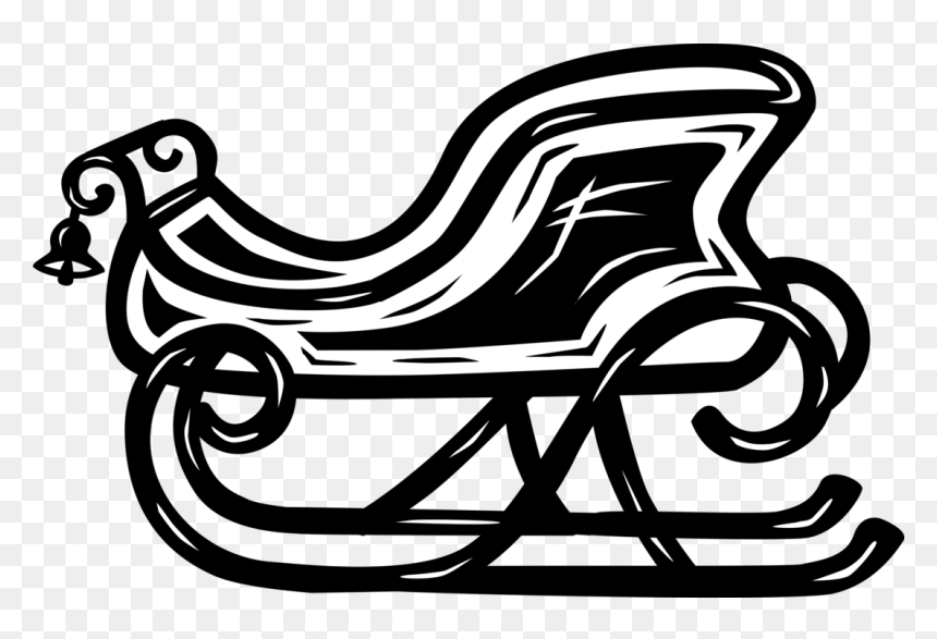 Transparent Santa"s Sleigh Png, Png Download - santa sleigh png