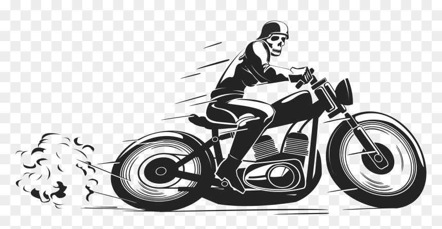Delivery Clipart Motorcycle - Biker Png, Transparent Png - biker png