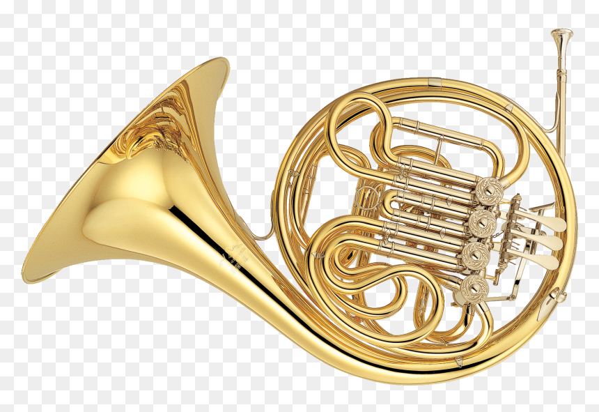 Yamaha Horn Yhr-667v - Brass Instrument French Horn, HD Png Download - horn png