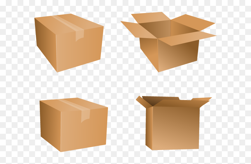Thumb Image - Cardboard Box Vector Free, HD Png Download - boxes png