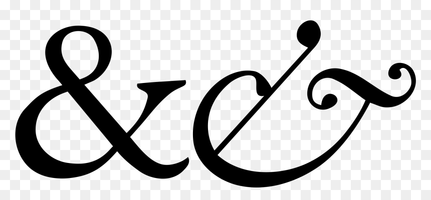 Sign, HD Png Download - ampersand png
