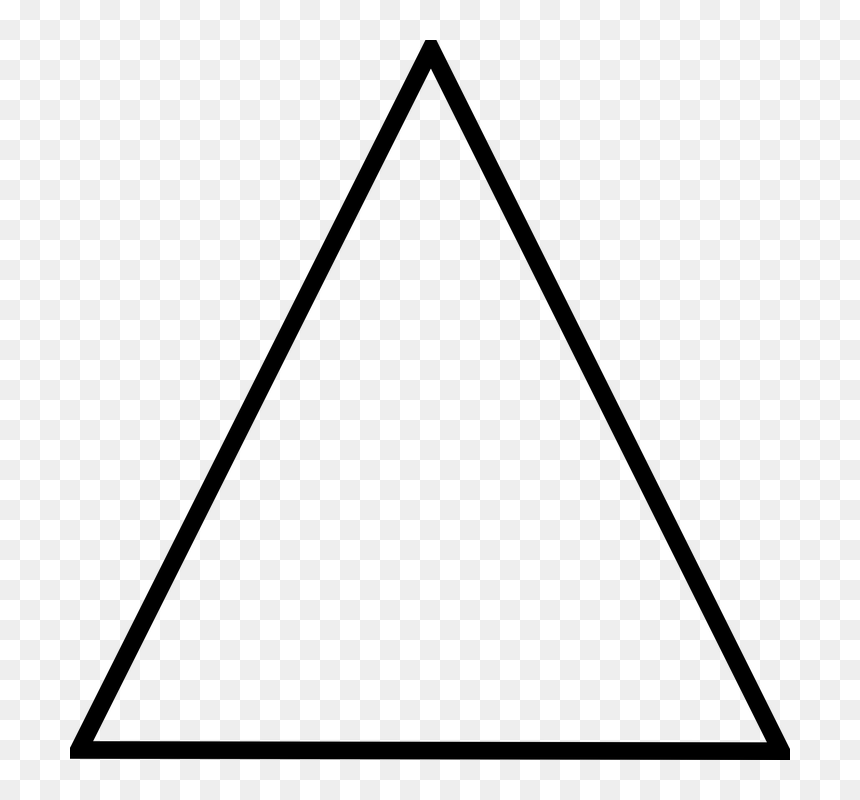 Triangle With Transparent Background, HD Png Download - triangles png