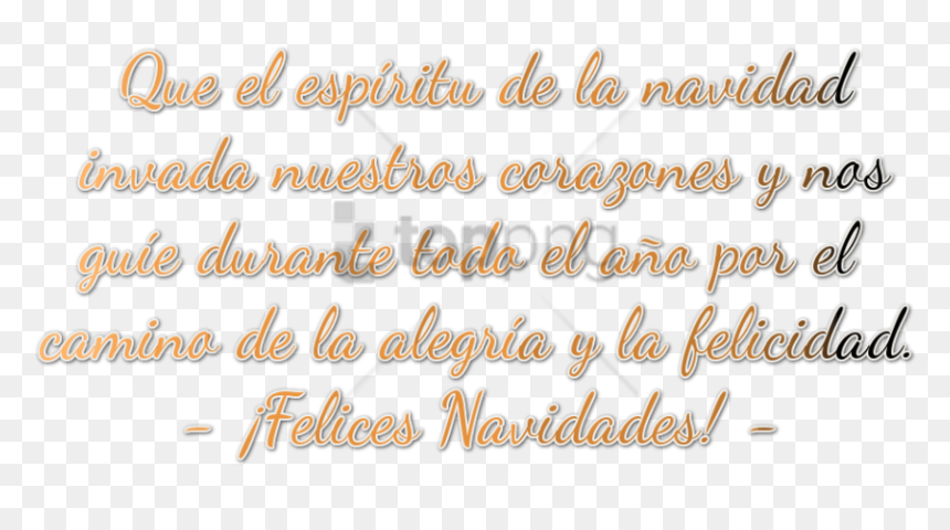 Free Png Download Feliz Navidad Png Images Background - Orange, Transparent Png - feliz navidad png
