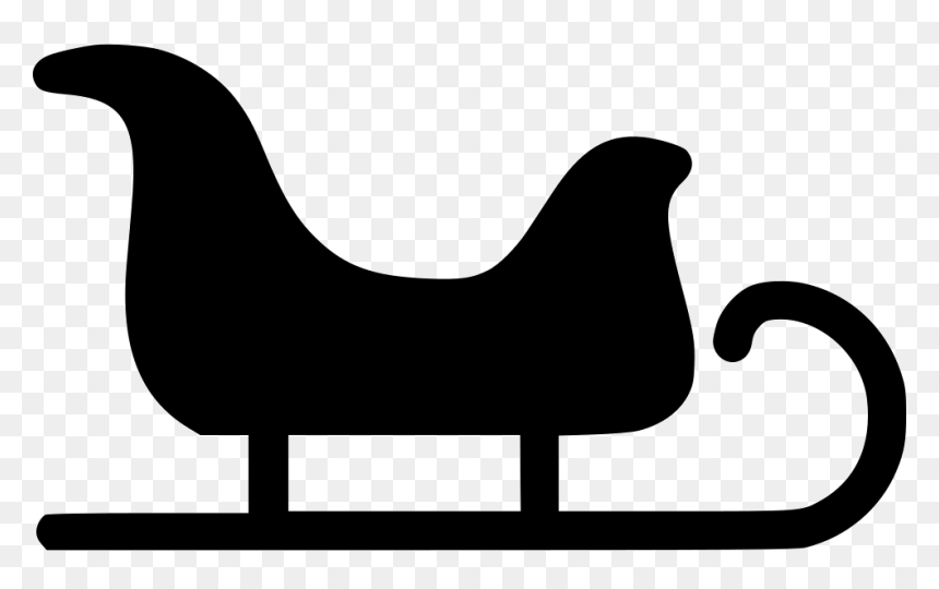 Christmas Sleigh, HD Png Download - santa sleigh png