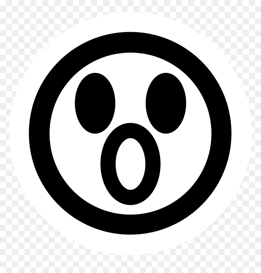 Surprised Png Black And White, Transparent Png - surprise png