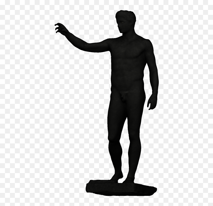 Greek Statue Png Black , Png Download - Greek Statue Silhouette, Transparent Png - greek statue png