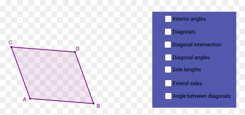 Diagram, HD Png Download - parallelogram png