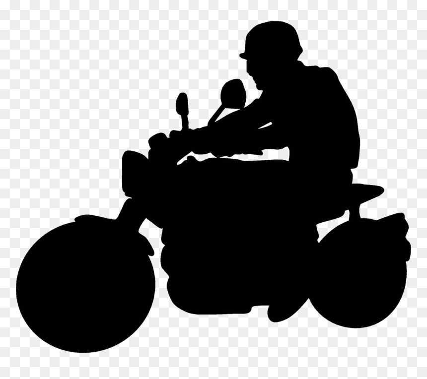 Transparent Dead Person Png - صور دراجة نارية ابيض واسود, Png Download - biker png