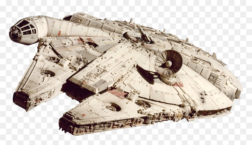 Image Millenniumfalcon Fathead Wookieepedia Fandom - Millennium Falcon Png, Transparent Png - star wars ship png