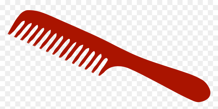 Silhouette Objet 08 Clip Arts - Red Comb Clipart, HD Png Download - comb png
