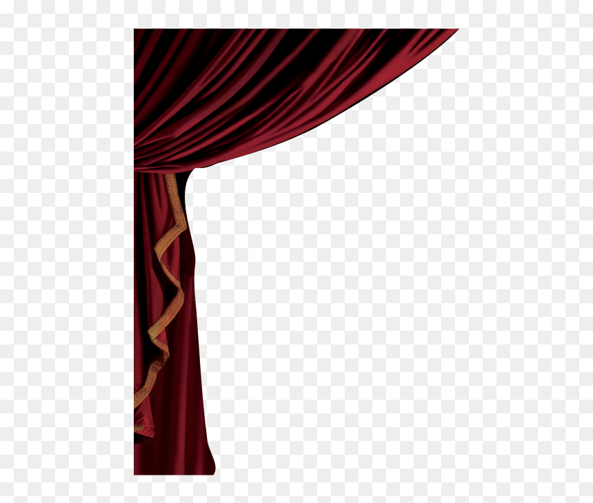 Stage Curtains Png Picture - Dark Red Curtain Png, Transparent Png - red curtain png