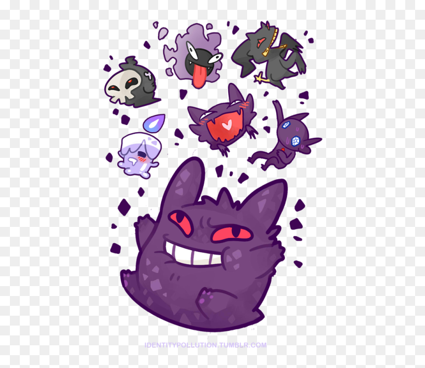 Blog Tumblr Clip Art Illustration Transparent Things - Clip Art, HD Png Download - gengar png