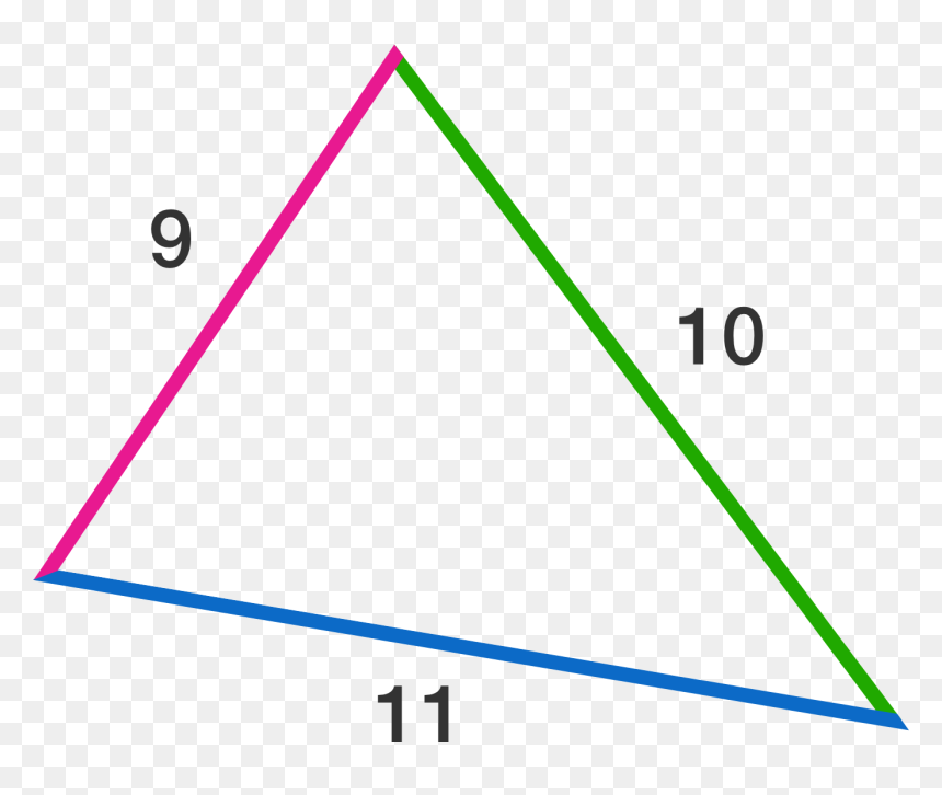 Heron's Formula Problems, HD Png Download - triangles png