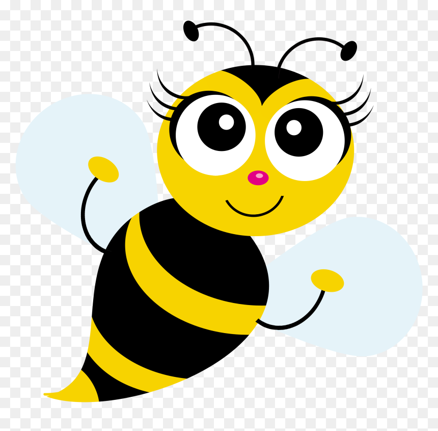 Cute Honey Bee Png - Desenho De Abelha Png, Transparent Png - bees png