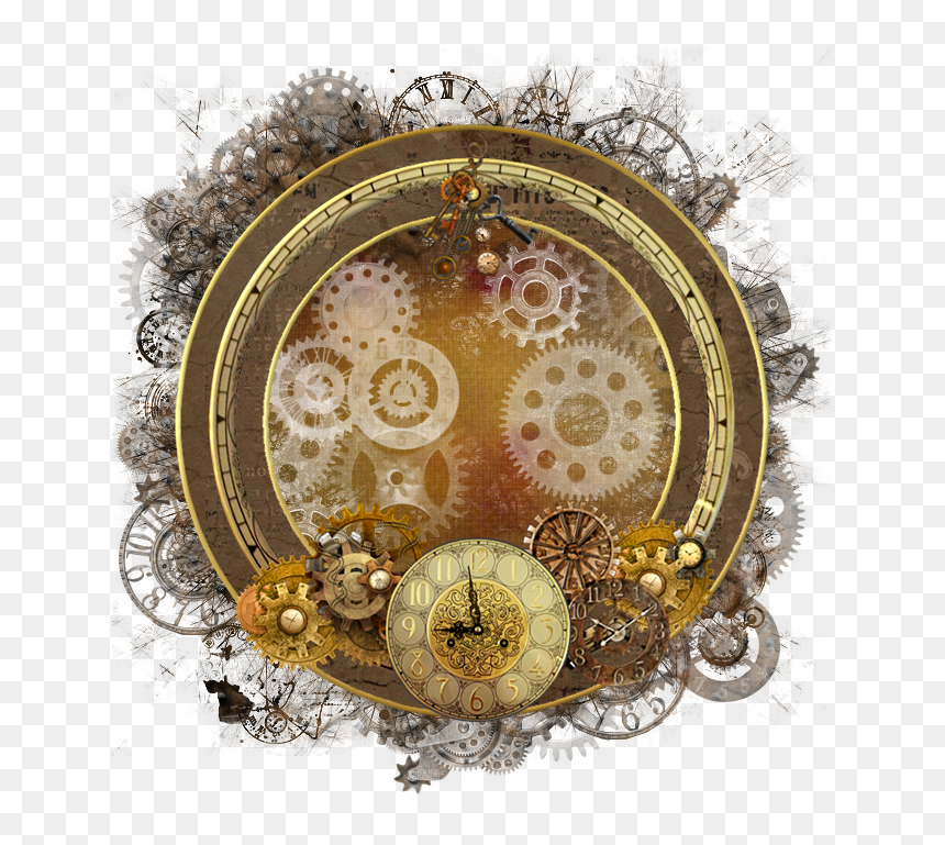 Steampunk Cluster Frame 800 X - Obří Sud, HD Png Download - steampunk png