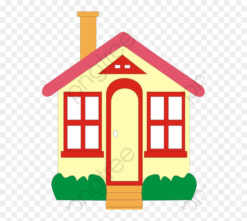 Red Smoke Cartoon House, Cartoon Clipart, Red, Cartoon - Avlastningsbord 20 Cm Djup, HD Png Download - red smoke png