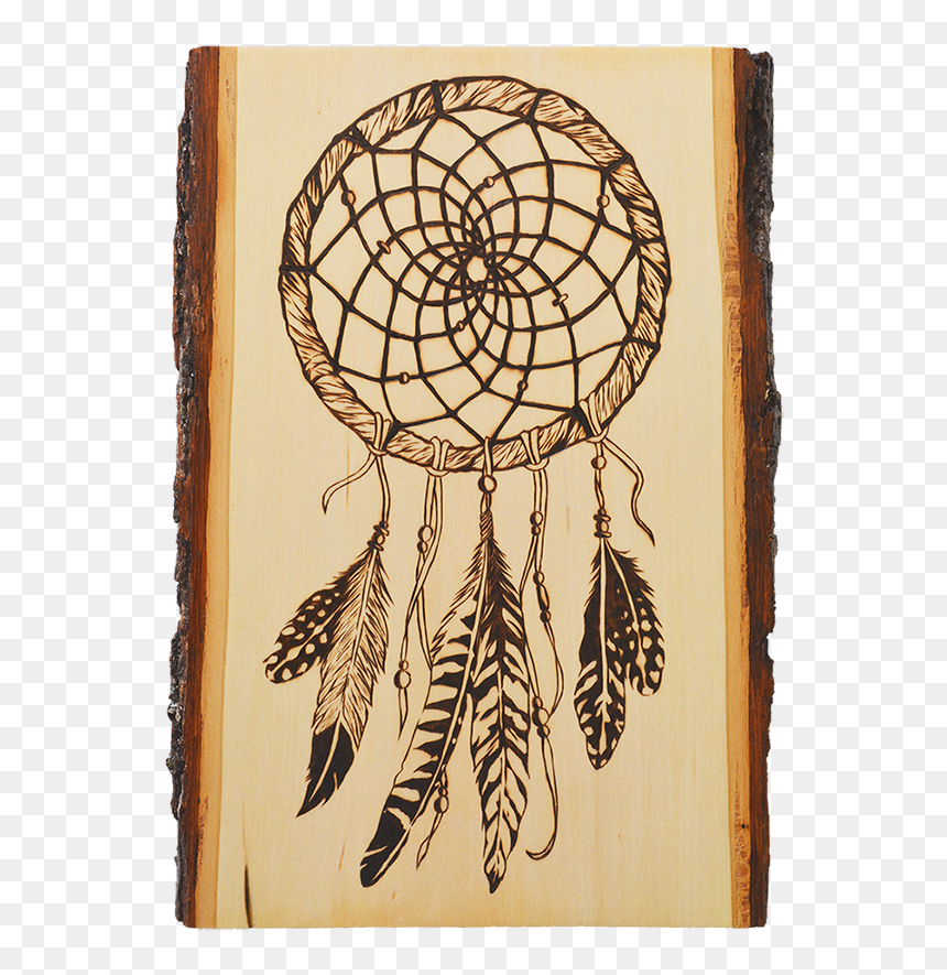 Native American Wood Burning Designs, HD Png Download - dream catcher png