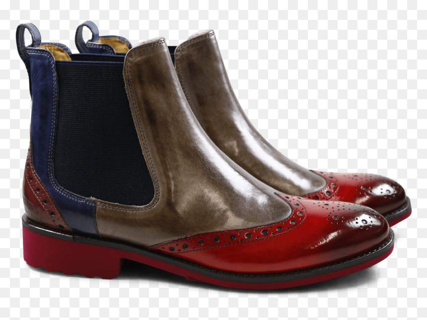 Ankle Boots Amelie 5 Crust Rich Red Smoke Navy Light - Chelsea Boot, HD Png Download - red smoke png