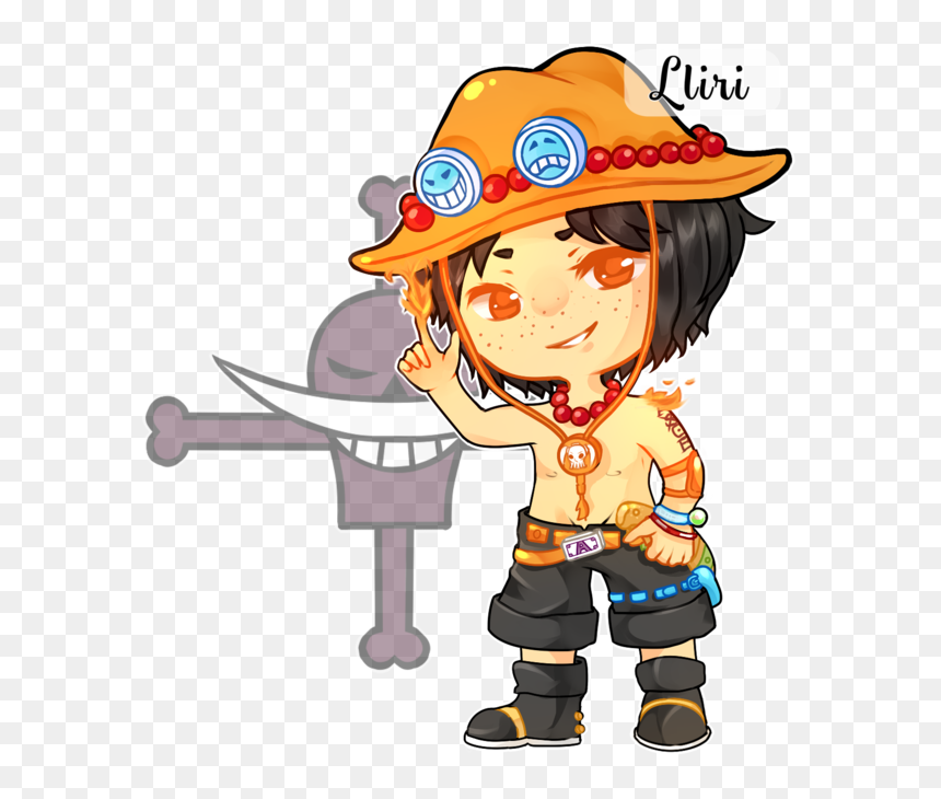 [ Op ] Ace By Lliri - One Piece Whitebeard Flag, HD Png Download - white beard png
