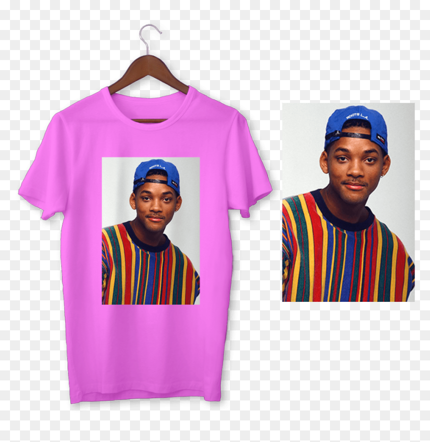 Camiseta Will Smith - Mockup T Shirt Yellow Png, Transparent Png - will smith png