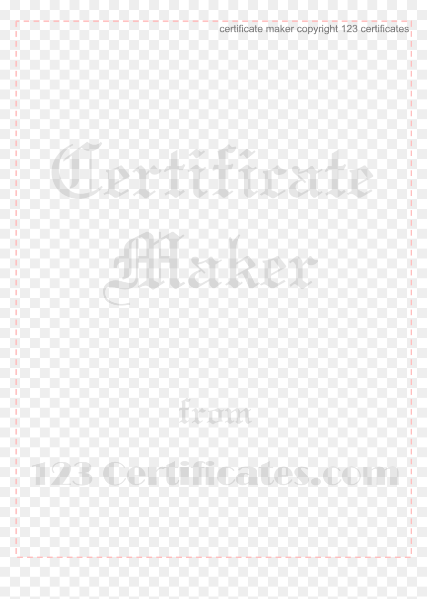 Certificate, HD Png Download - certificate border png