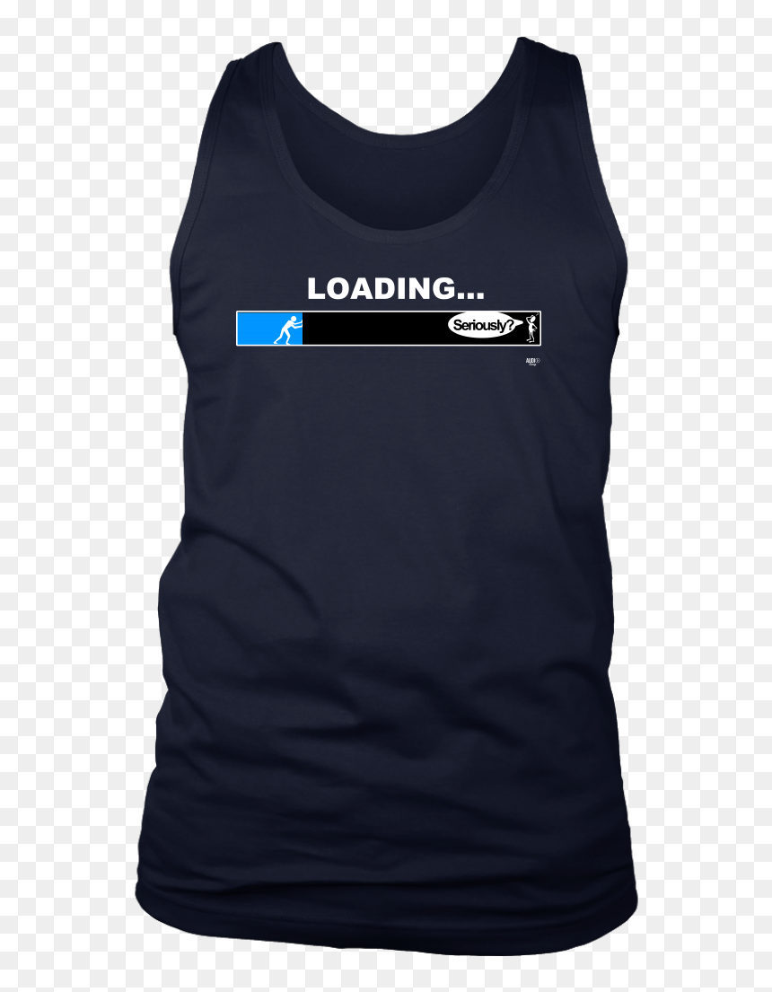 Loading Bar Funny Mens Tank - Active Tank, HD Png Download - loading bar png