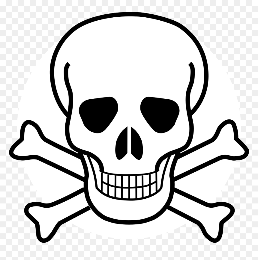 Skull And Crossbones, HD Png Download - death png