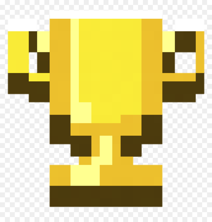 #stayathome - Trophy Pixel Art Png, Transparent Png - pixel png