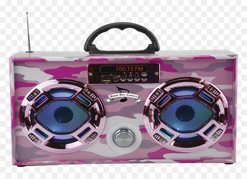 Mini Boom Box Pink - Mini Boom Box, HD Png Download - boombox png