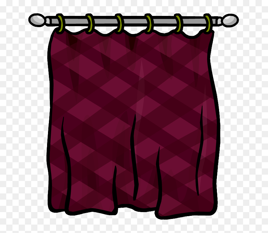 Club Penguin Rewritten Wiki - Club Penguin Curtain, HD Png Download - red curtain png