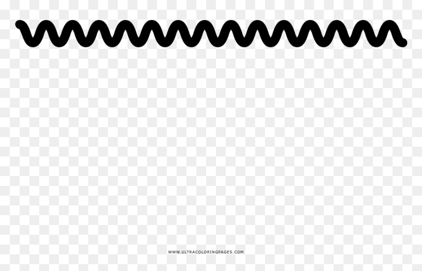 Wavy Line Coloring Page - Pattern, HD Png Download - wavy line png