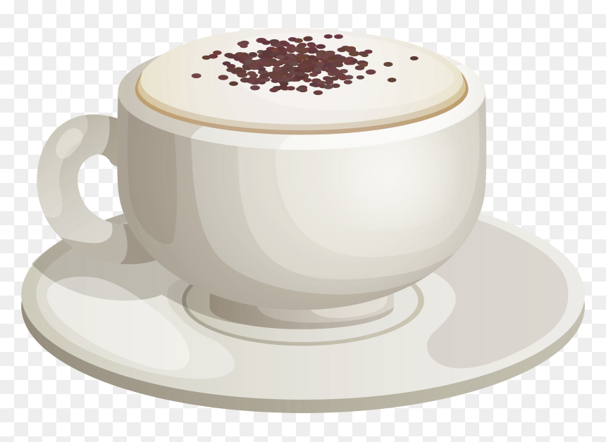 Cappuccino Cup Png Clipart - Cappuccino Clipart Png, Transparent Png - tea cup png