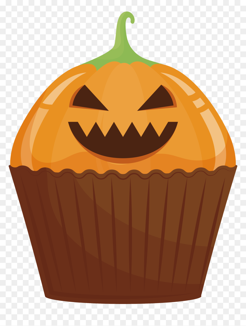 Jack O Lantern Cupcake Calabaza Halloween Cake Cucurbita - Atlantis, The Palm, HD Png Download - lantern png