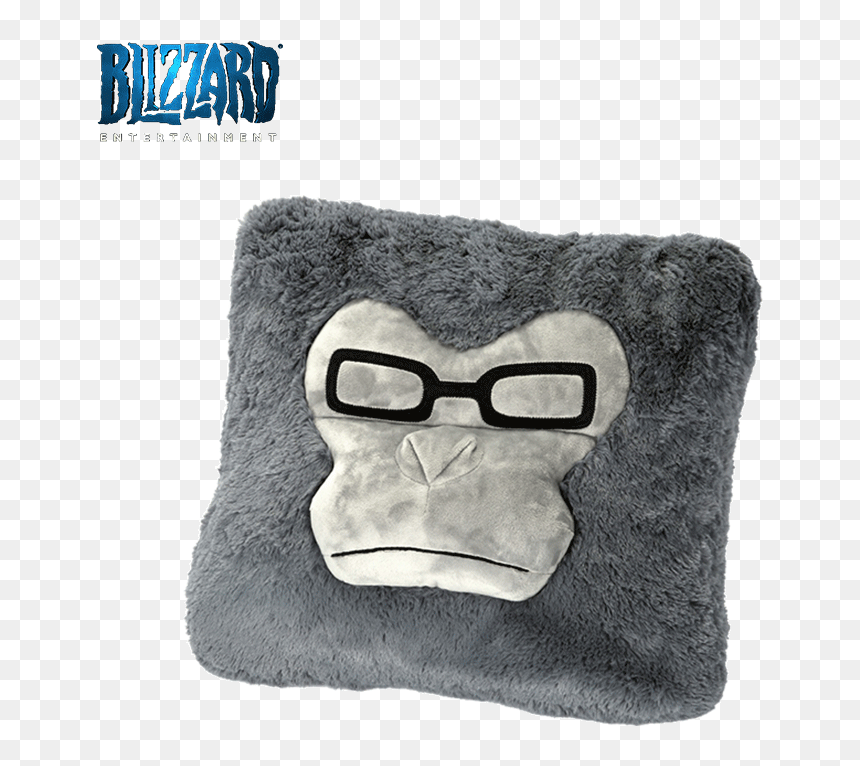 Blizzcon Overwatch Pillow Winston Plush Pillow - Winston Overwatch Pillow, HD Png Download - winston png